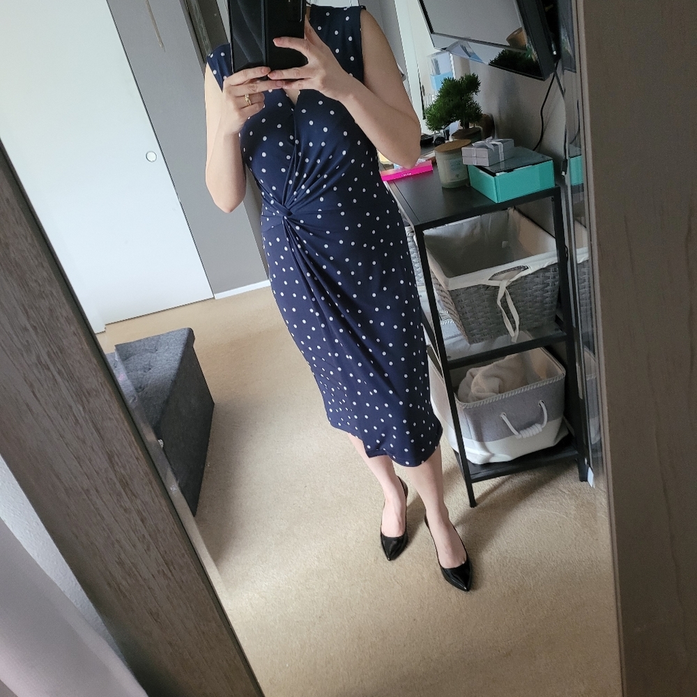 Bannana republic blue dress